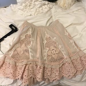 Light pink skirt